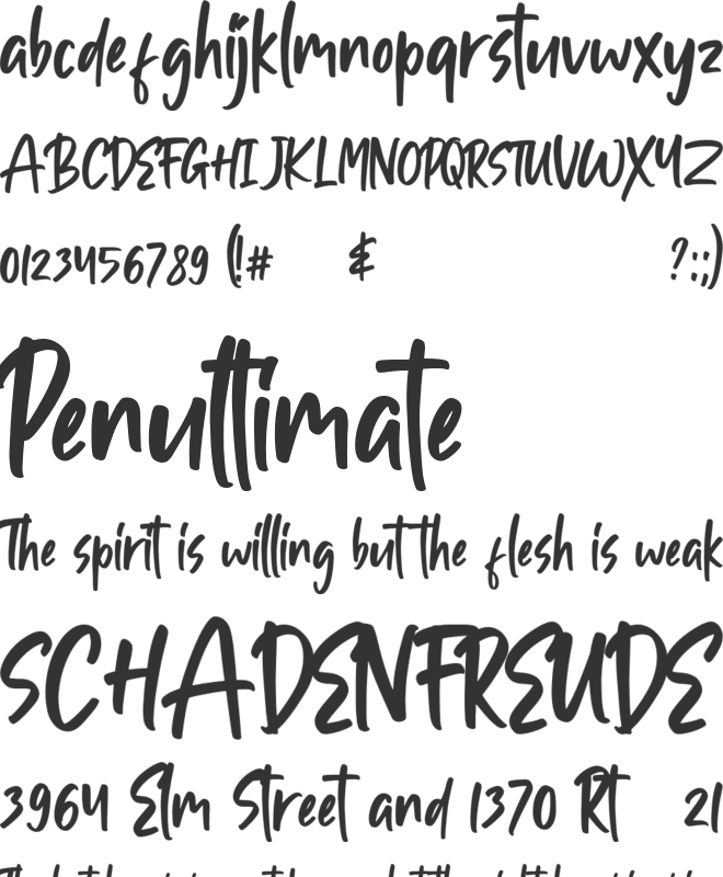 Goldisyle font preview