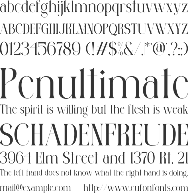 Malgods Bohemian font preview