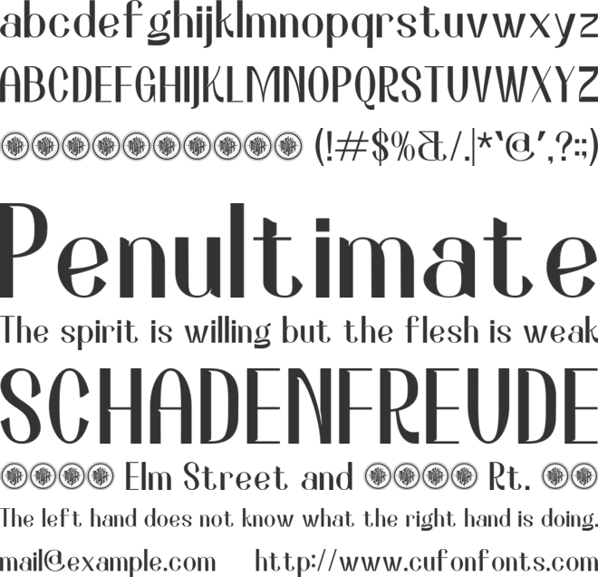 HAREVA font preview