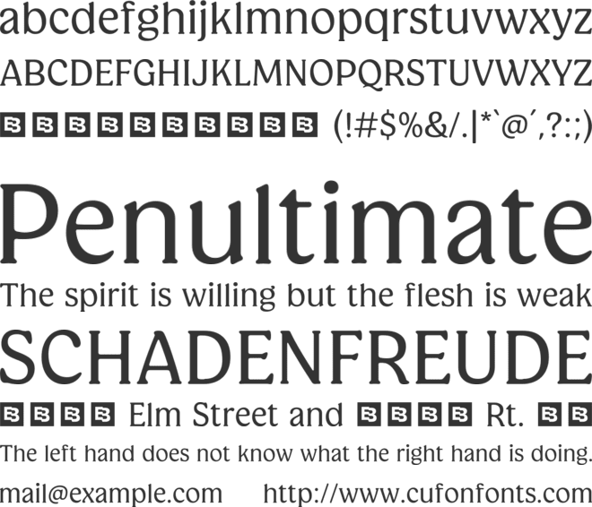 Champie Trial font preview