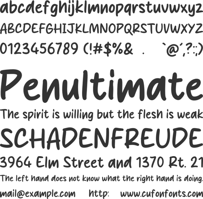 Orleans City font preview