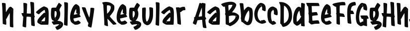 h Hagley font download