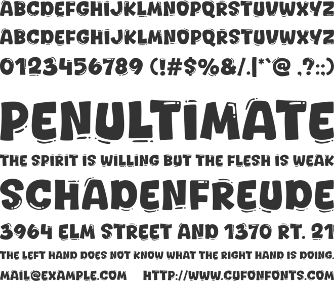 Coffee Soda font preview