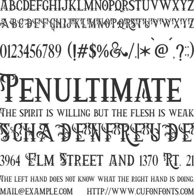 Arthouse Free Personal Use font preview