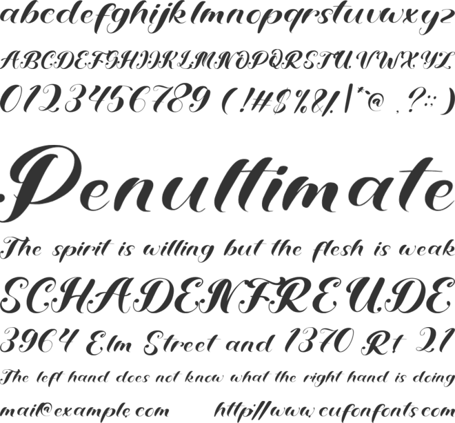 Witches Otifatz font preview