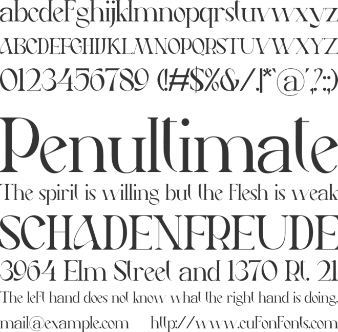 Veldman font preview