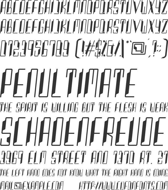 Hulalaby font preview