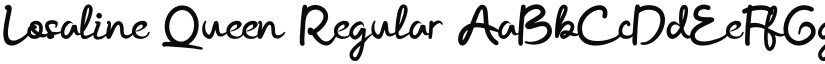 Losaline Queen font download