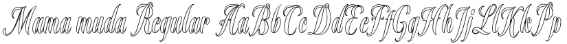 Mama muda font download