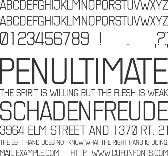 Devotee font preview