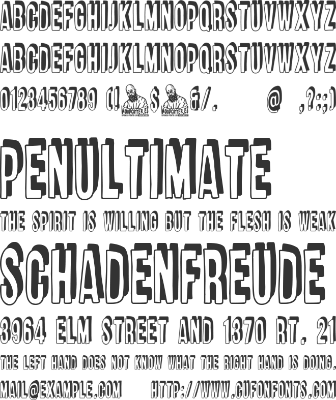 Florida Poster font preview