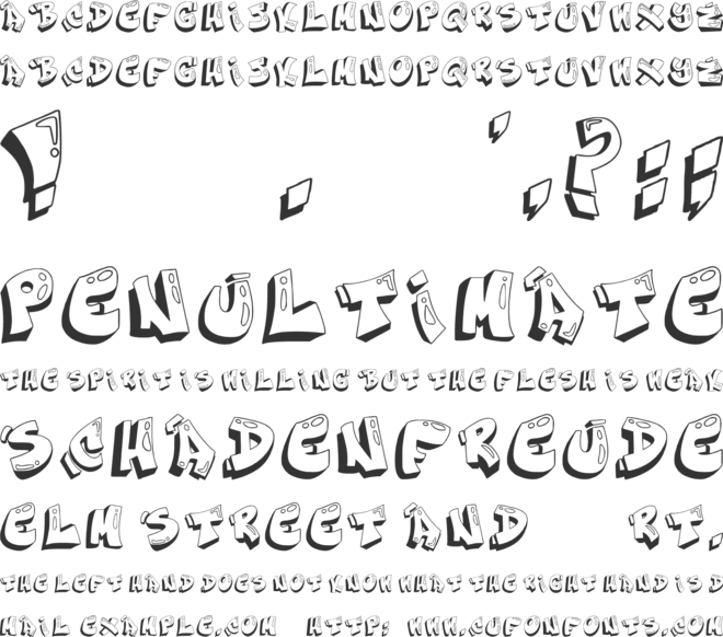 Graffiti_desiderium font preview