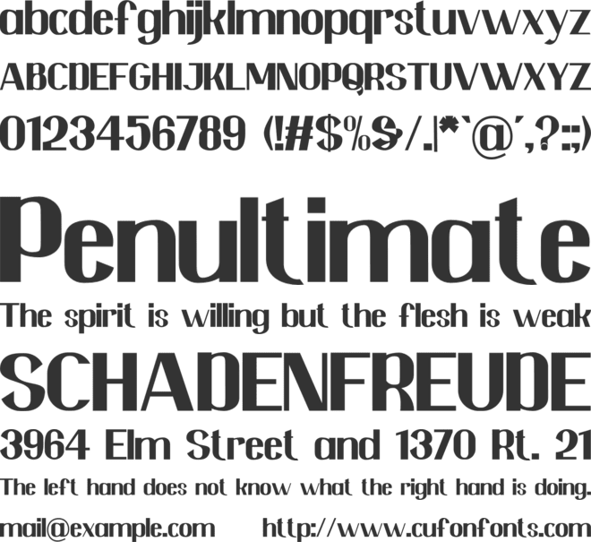 Qiulla font preview