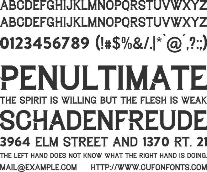 Bargeboard font preview