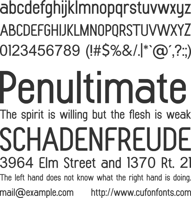 Equivolition font preview