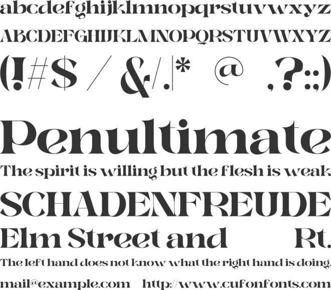 Helkar Vintage font preview