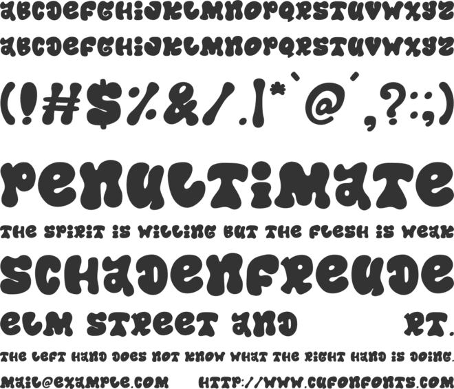 Juki font preview