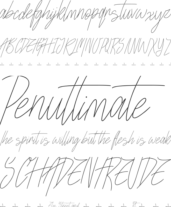 Welcome Script font preview