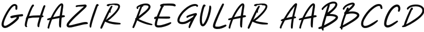 Ghazir font download