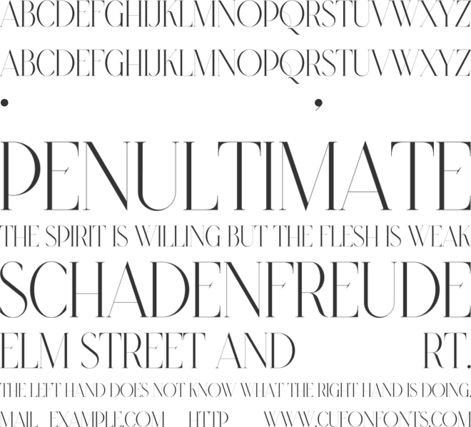 Type Master font preview