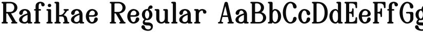 Rafikae font download