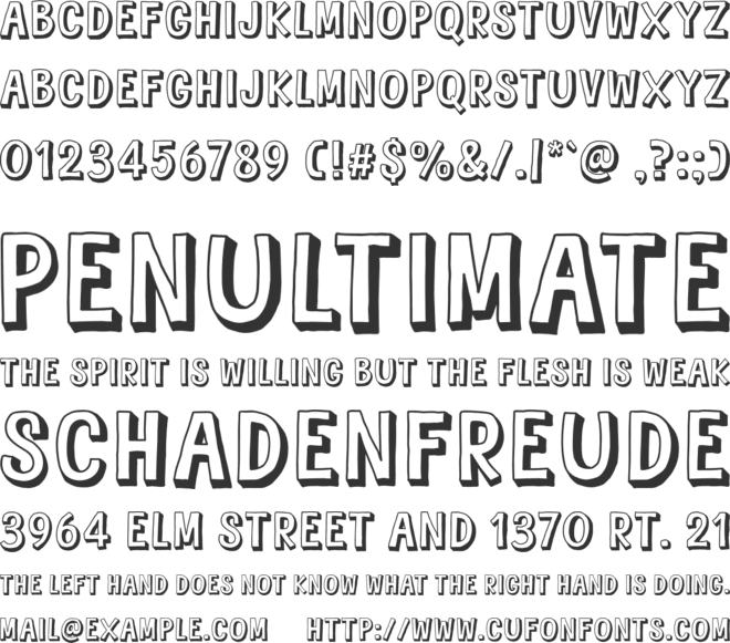 Whatdo font preview