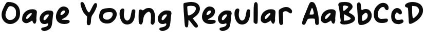 Oage Young Regular font