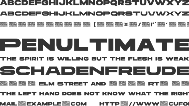 Super Rich Expanded Personal Use Only font preview