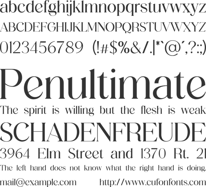 victorian vogue font preview