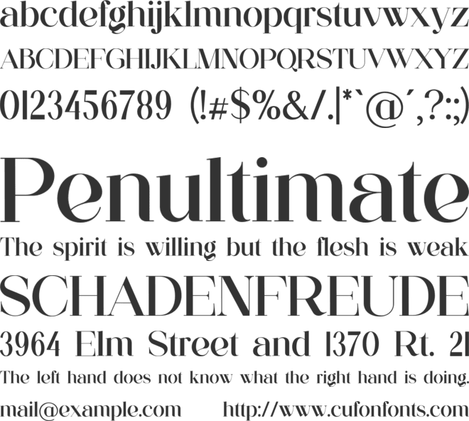 extemporal font preview