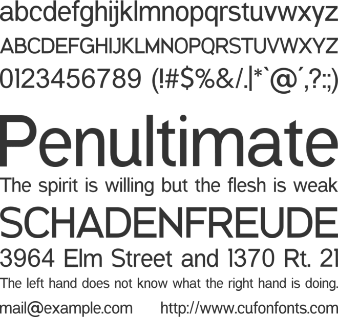 Workmates Grotesk font preview