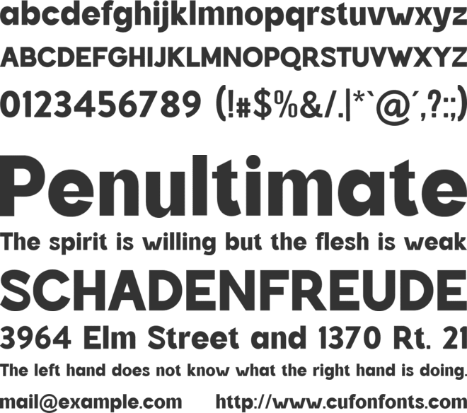 Patronize Grotesk font preview