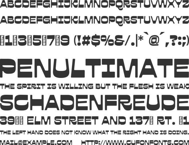 Barnule Trial Version font preview