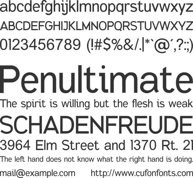 Aspirant Grotesk font preview