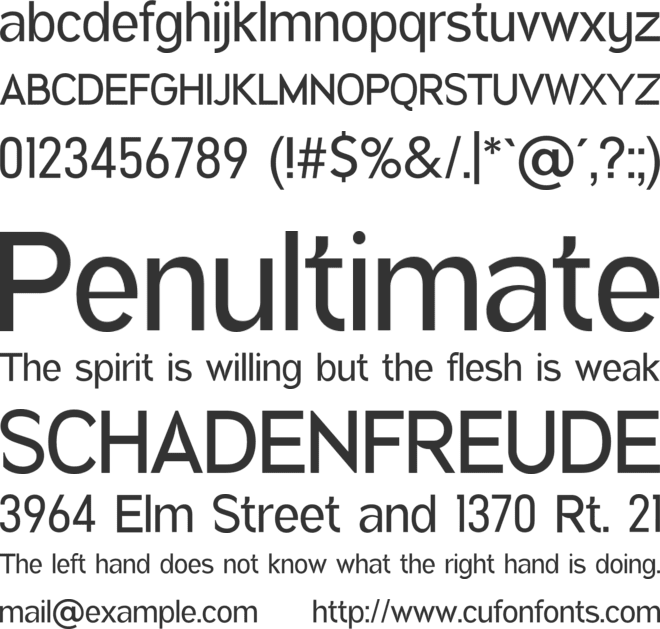 Bombard Grotesk font preview