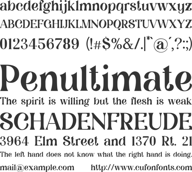 Carousel Chronicles font preview