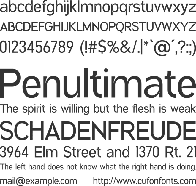 Goodlinest font preview