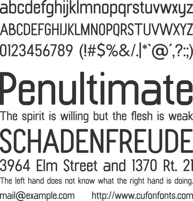 Lakesides Neue font preview