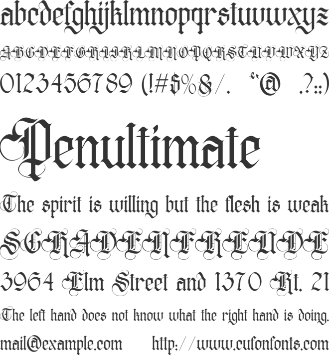 Distropiax font preview