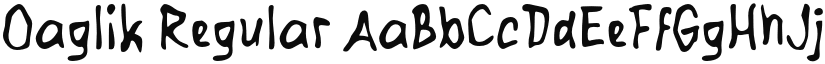 Oaglik font download