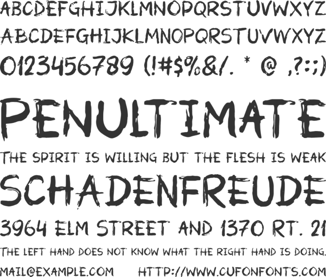 Basedone font preview