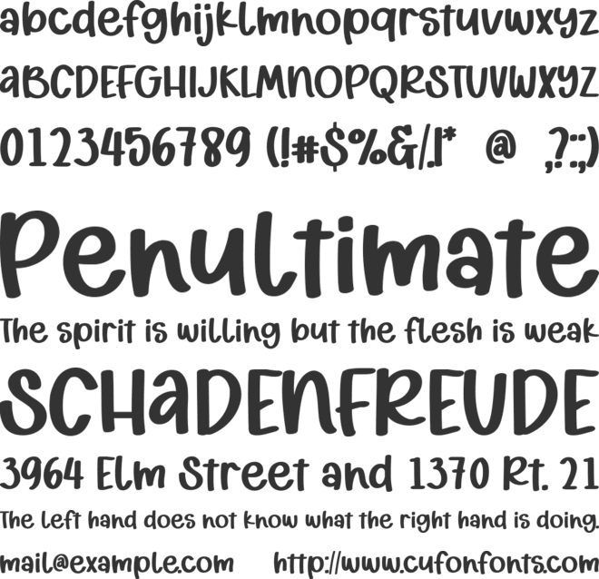 Witchy Mama font preview