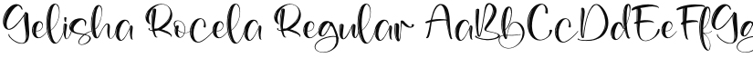 Gelisha Rocela font download