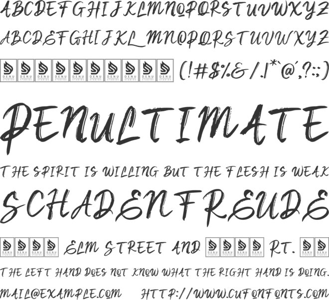 Lost Smile font preview