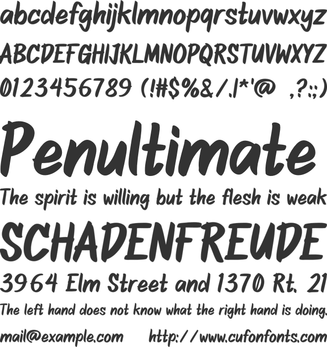 RESISTANCE font preview