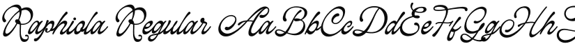 Raphiola font download