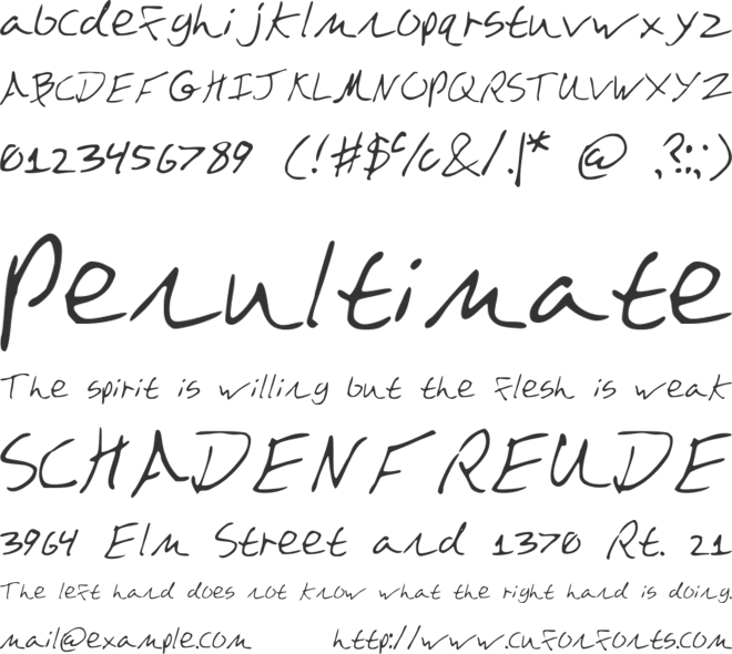 DazeBuna font preview