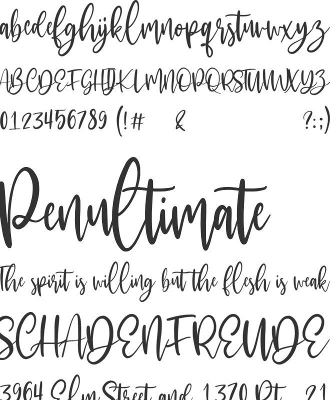 Mackyloo font preview