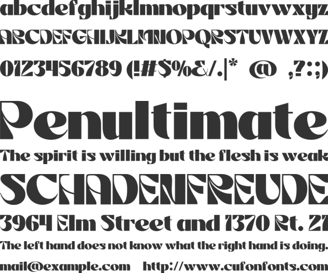 Flavo Rista Free font preview