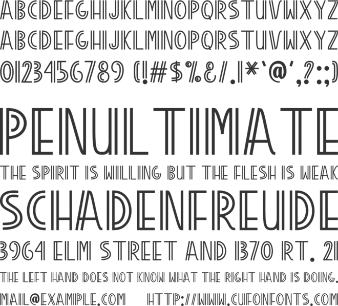 LEMON GARLIC font preview